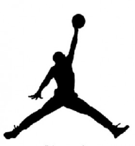 The Jumpman logo.